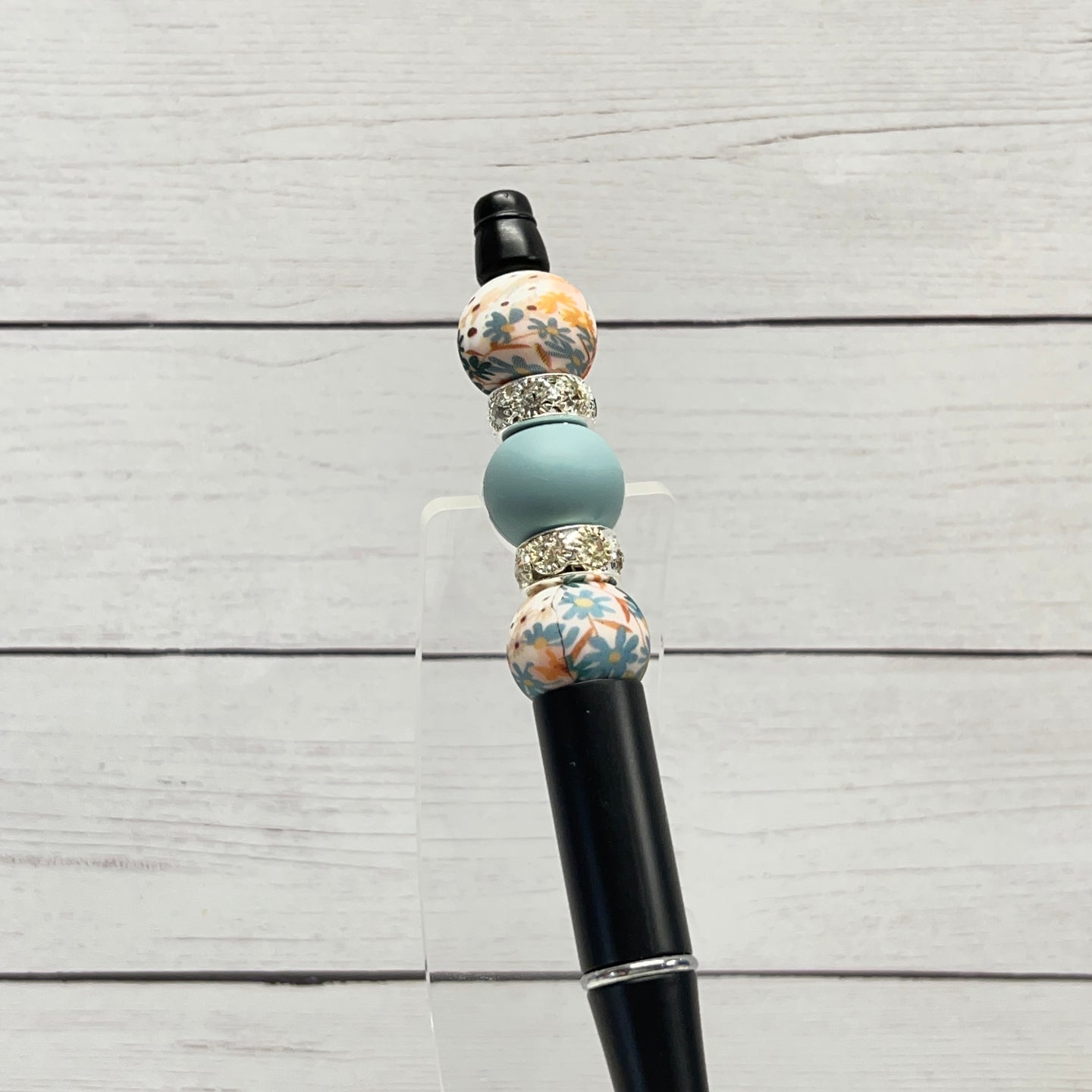 Wildflowers Jeweled Plastic Pen